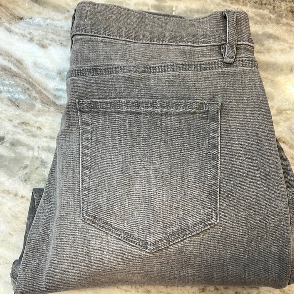 Loft gray skinny jeans